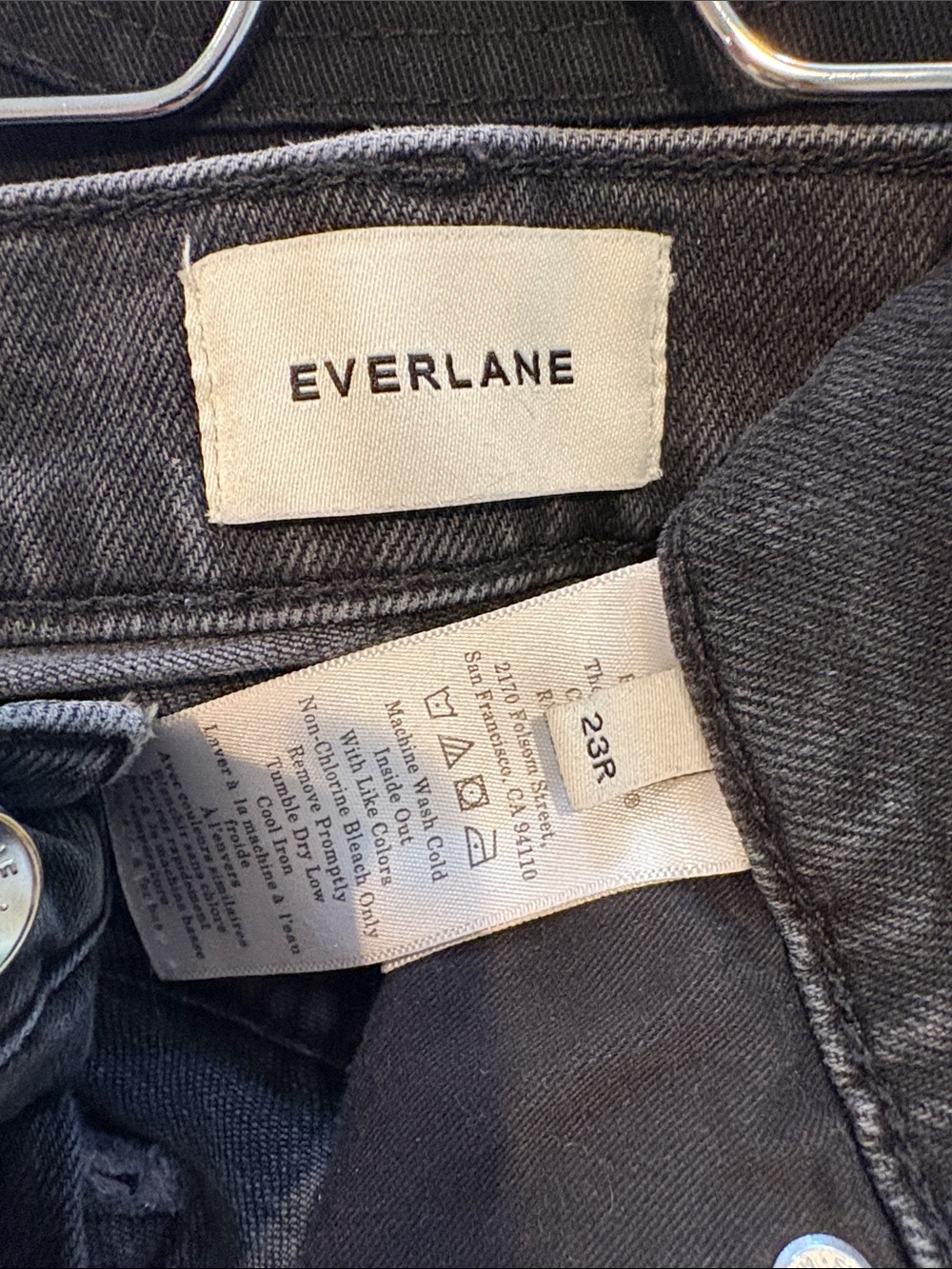 Everlane Black Denim Jeans - Picture 2 of 3